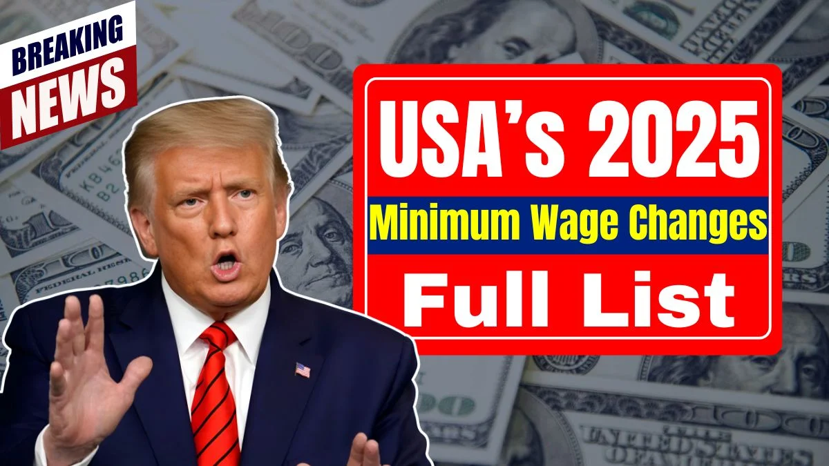 USA’s 2025 Minimum Wage Changes by State: